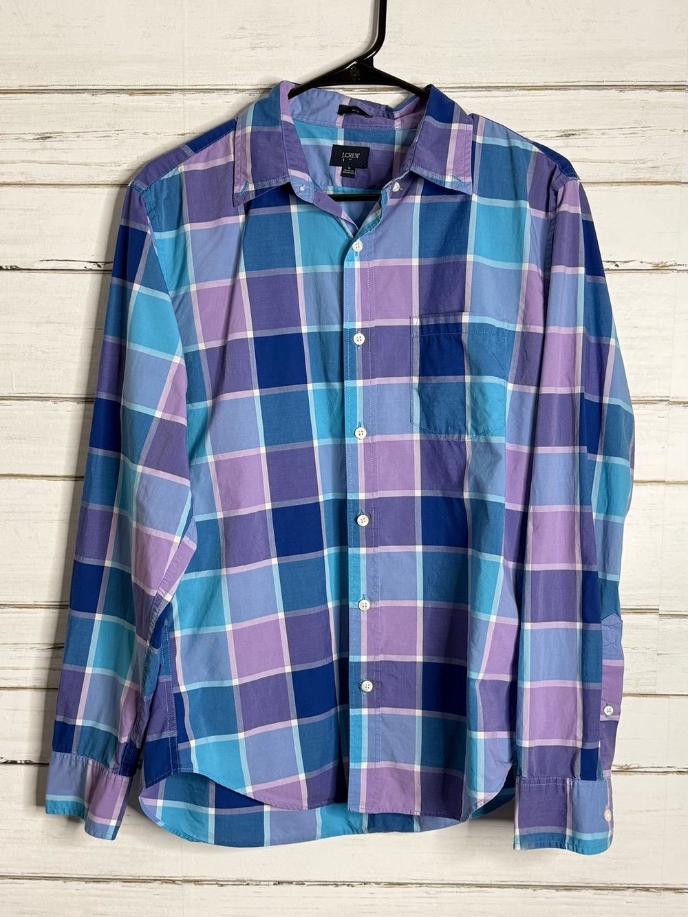 J.Crew Classic Fit Plaid Button Down Shirt